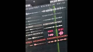 Vocal layering May 27 2021 quotYoure Hurting Mequot song recording flstudio musicproduction musicdaw [upl. by Yenalem]