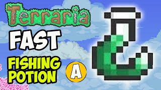 Terraria How To Get Fishing Potion 2024  Terraria how to make Fishing Potion FULL GUIDE [upl. by Nwahsirhc980]