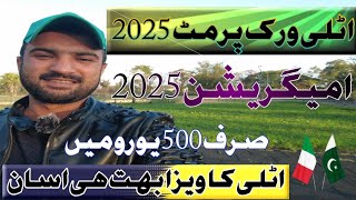 Italy Immigration 2025 🇮🇹  🇵🇰 flussi immigration  irfan muhammad  itvitalyvlog [upl. by Ecyak]