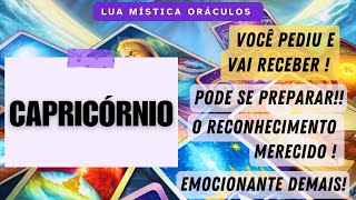 CAPRICÓRNIO♑️tarot 🔥 VOCÊ PEDIU E VAI RECEBER 🔥O RECONHECIMENTO MERECIDO  EMOCIONANTE DEMAIS [upl. by Moht]