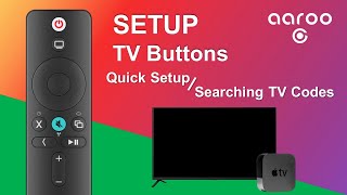 2 aarooGo 2nd Gen Remote Setup TV Buttons [upl. by Mcdowell]