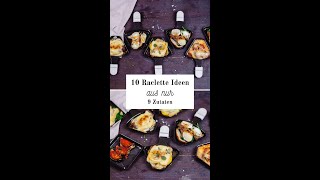 10 Raclette Ideen aus nur 9 Zutaten shorts [upl. by Aniroc]