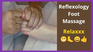 quotReflexology FootMassage  Total Relaxation and Fatigue Reliefquot [upl. by Angus]