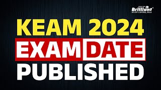 KEAM 2024  Exam Date Published [upl. by Gwen]