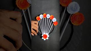 amazing paper flower wall hanging wall hanging craft idea handicraft wall decorshortsdiy [upl. by Udela]