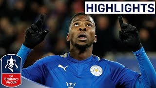 Iheanacho Scores First Ever VAR Goal  Leicester 20 Fleetwood  Emirates FA Cup 201718 [upl. by Buddie]