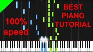 Dragon ball Z Tapions theme piano tutorial [upl. by Inamik]