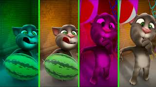 MY Talking Tom colors cartoons game video  Talking Tom Cat Colors Effects  Part 729 [upl. by Anileme]