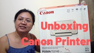 CANON Printer Pixma TS5140 Series Setup  Unboxing [upl. by Alain]