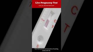 HCG Pregnancy test shortvideo [upl. by Lledraw829]