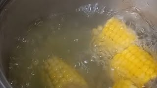 Cutting corn and cook asmr yummy satisfying live [upl. by Thorfinn715]