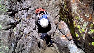 Wetterhorn Peak Colorado VNotch at Top of 1st Gully Below Ridge [upl. by Hatti]