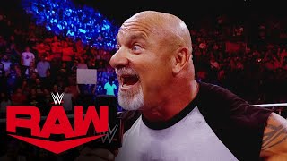 Goldberg’s volatile history with Bobby Lashley boils over at WWE Crown Jewel Raw Oct 18 2021 [upl. by Madonia501]