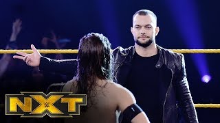 Finn Bálor returns to NXT and confronts Adam Cole WWE NXT Oct 2 2019 [upl. by Ahsaenat]