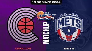 Criollos de Caguas vs Mets de Guaynabo  BSN2024 [upl. by Toulon]