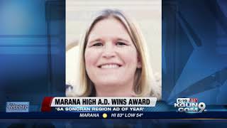 Marana HS athletic director honored [upl. by Ffoeg]