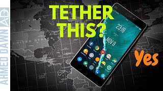 How to Tether Android Smartphone or Tablet  How to Tether Phone and Share Its Internet Hotspot [upl. by Alaster]