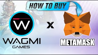 How To Buy WAGMIGAMES on METAMASK  EASY TUTORIAL [upl. by Aryajay]