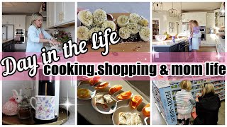 NEW DAY IN THE LIFE OF A MOM OF 4 SHOPPING COOKING MEAL IDEAS TIFFANI BEASTON HOMEMAKING 2024 [upl. by Aihsinyt121]