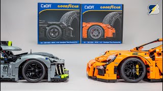 Licensed Goodyear tires in 18 and 110 scale by CaDA  detailed review [upl. by Hosfmann]