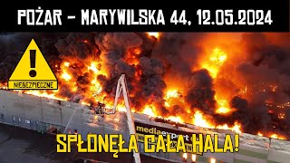 🔥 POŻAR  MARYWILSKA 44 [upl. by Rempe]