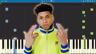 NLE Choppa  Shotta Flow 2  Piano Tutorial [upl. by Merriman]