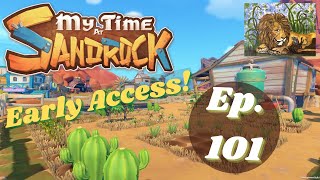 Catoris Theme Park Plans  My Time At Sandrock Early Access Ep 101 [upl. by Kalil]