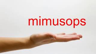 How to Pronounce mimusops  American English [upl. by Ynez]