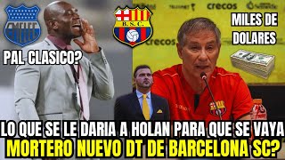 quot¡IMPACTANTE ¿ARIEL HOLAN DEJARA BARCELONA SC ¿Mortero Nuevo DT para el Clásico del Astilleroquot [upl. by Whitaker931]