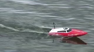 Volantex RC  Vector 28 Mini RC Boat  Review and Run [upl. by Mathian]