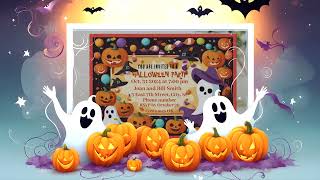 Halloween Happy Party Invitations [upl. by Elset]