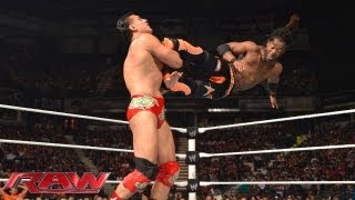 Kofi Kingston vs Alberto Del Rio Raw August 12 2013 [upl. by Adrien]