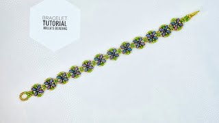 Lavender Bead Bracelet 💎 beadingtutorial diy [upl. by Boy]