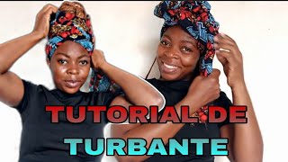 2 FORMAS DE FAZER TURBANTE COM CAPULANA PASSO A PASSO [upl. by Vivie]