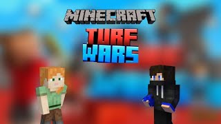 STRELE LETE NA SVE STRANE  Minecraft Turf Wars [upl. by Maletta]