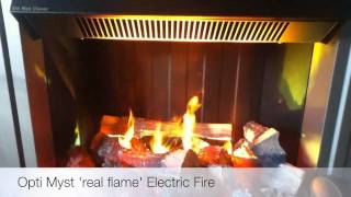 Opti Myst quotReal Flamequot Electric Fire [upl. by Erinn991]