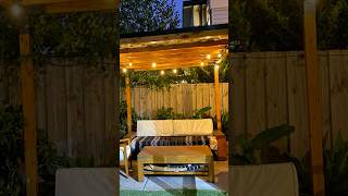 Adding solar festoon lights to my new pergola festoonlights [upl. by Aicert31]