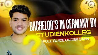 Study in Germany 🇩🇪 through Studienkolleg  Free Education [upl. by Aiekat]