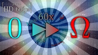 Photosensitivity warning Numbers 0 to Absolute Infinity Full HD 60fps 60x speed [upl. by Seaman]