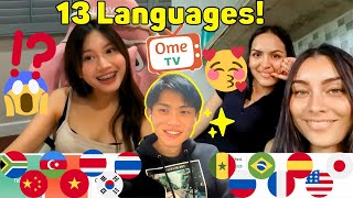 They Got SHOCKED When I Suddenly Spoke Their Native Language  OmeTV [upl. by Artenehs]