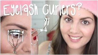 HOW TO USE AN EYELASH CURLER  Beauty Bit [upl. by Llohcin583]