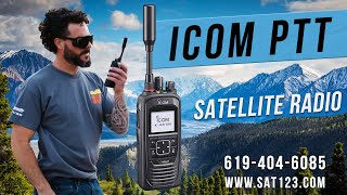 ICOM PTT Satellite Radio  How does it work [upl. by Wivestad]