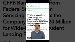 Navient is now banned from servicing student loans [upl. by Morven]