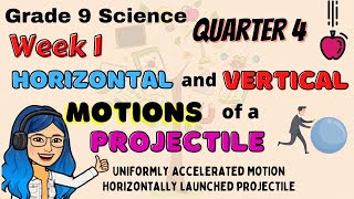 Horizontal and Vertical Motions of a Projectile  Grade 9 Science Quarter 4 Week 1 [upl. by Sinnal]