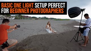 A Quick Simple and Basic One Light Outdoor Photography Tutorial [upl. by Savart]