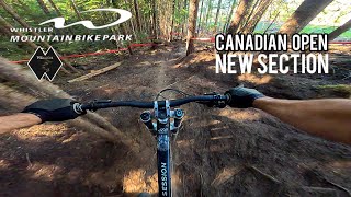 New “Canadian Open DH” Section  Whistler BikePark 2024 [upl. by Allimaj]