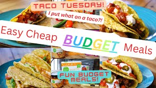 Tuesday Budget Meals Cheap Frugal Meals Good Food on a Budget [upl. by Chrissa]