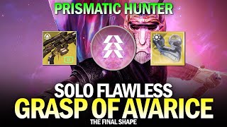 Solo Flawless Grasp of Avarice Dungeon in The Final Shape Prismatic Hunter Destiny 2 [upl. by Higginson]