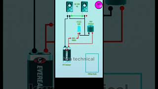 Water tank over flow alarm circuit diagram shorts [upl. by Borrell]