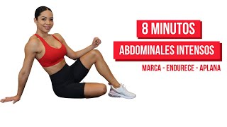 Ejercicios para marcar el abdomen rapidamente  RUTINA INTENSA 8 MIN [upl. by Etnaed]